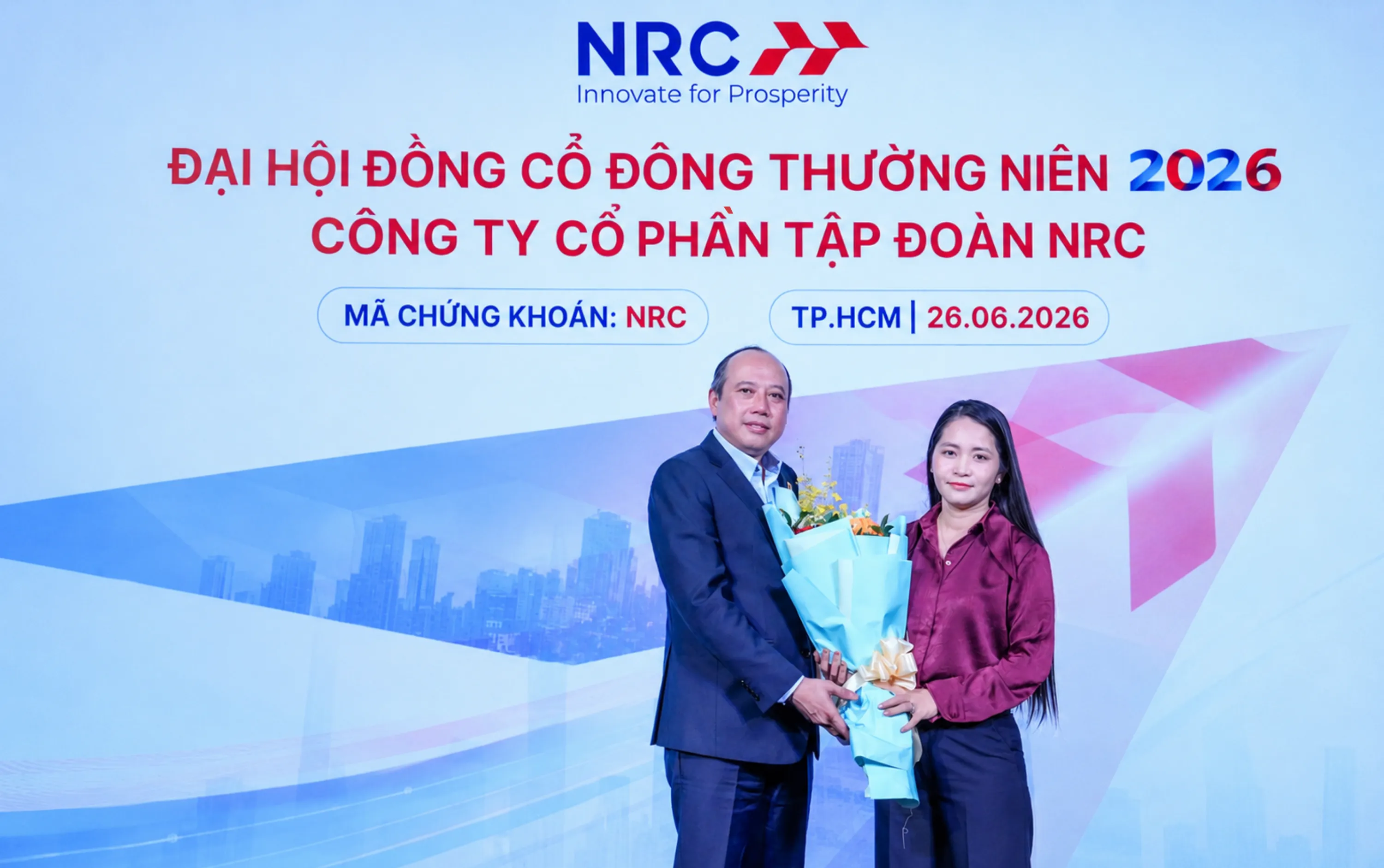  Tập đo&agrave;n NRC đặt mục ti&ecirc;u doanh thu 1.200 tỷ đồng, mở chu kỳ tăng trưởng mới sau Đại hội đồng cổ đ&ocirc;ng 2026