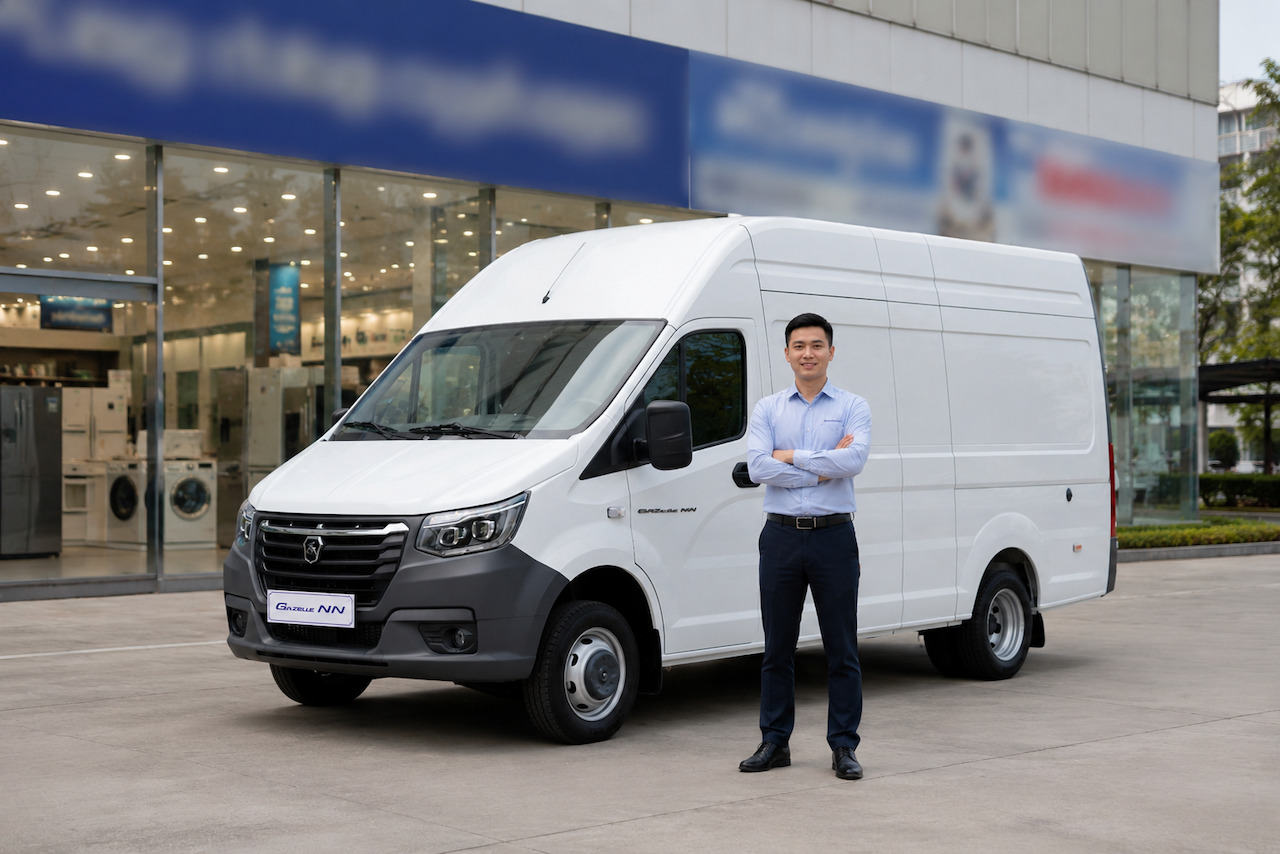 GAZ Gazelle NN v&agrave; b&agrave;i to&aacute;n tối ưu vận h&agrave;nh của doanh nghiệp 