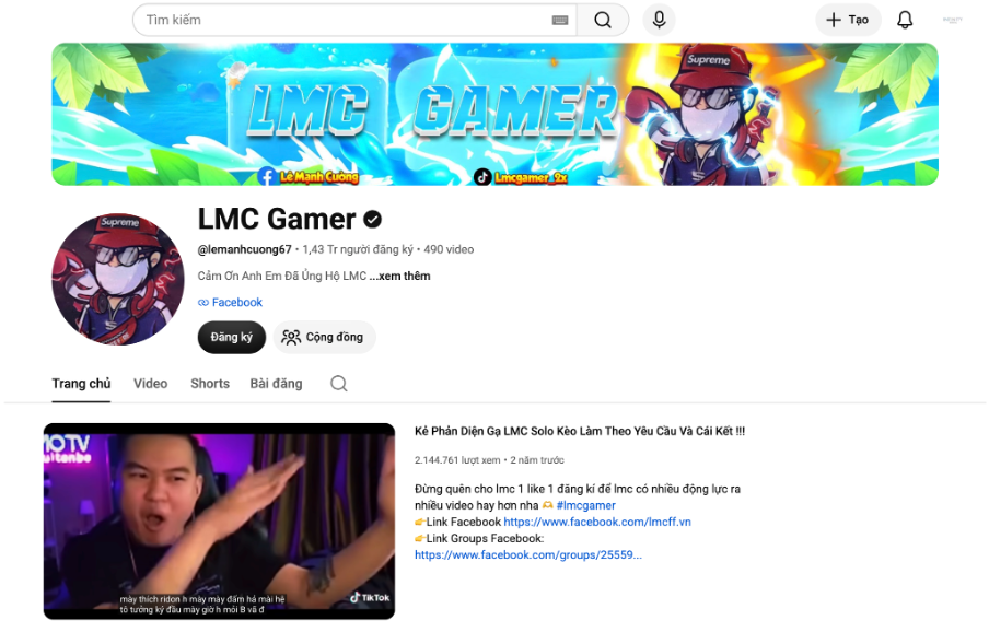 Tinh thần eSports v&igrave; cộng đồng: Khi LMC Gamer d&ugrave;ng sức ảnh hưởng để lan tỏa điều tốt đẹp