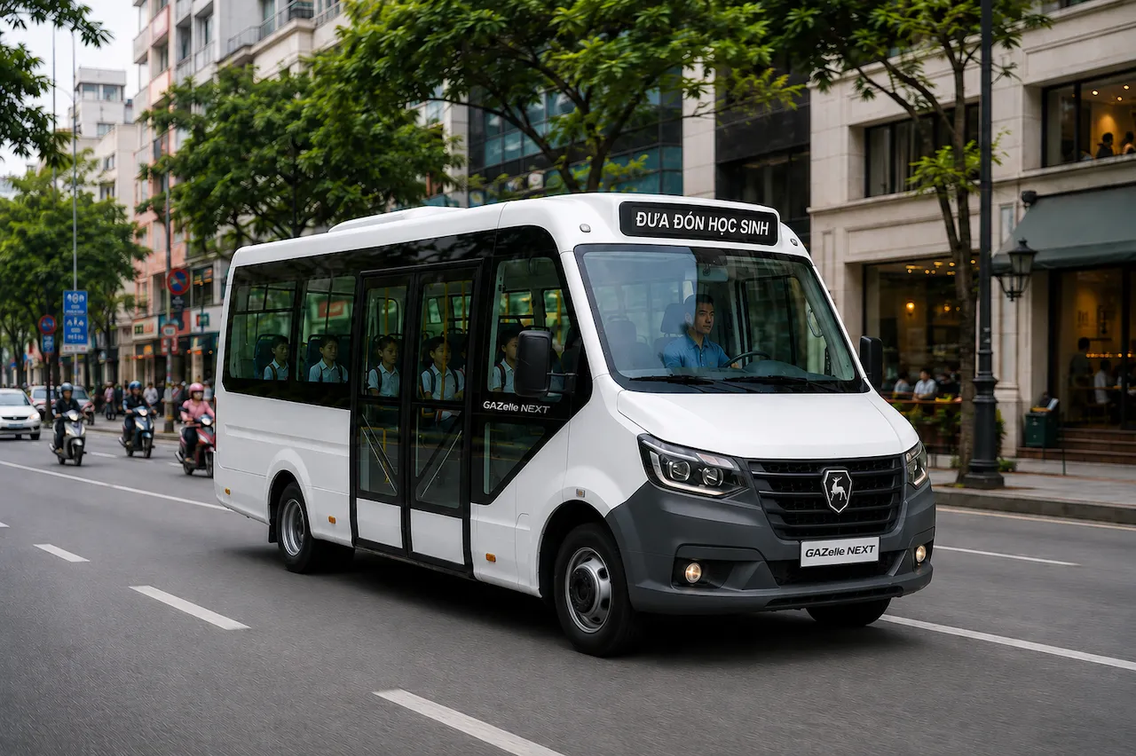 Phương &aacute;n đưa đ&oacute;n học sinh bằng xe bu&yacute;t nhỏ n&ecirc;n được t&iacute;nh to&aacute;n kỹ c&agrave;ng hơn
