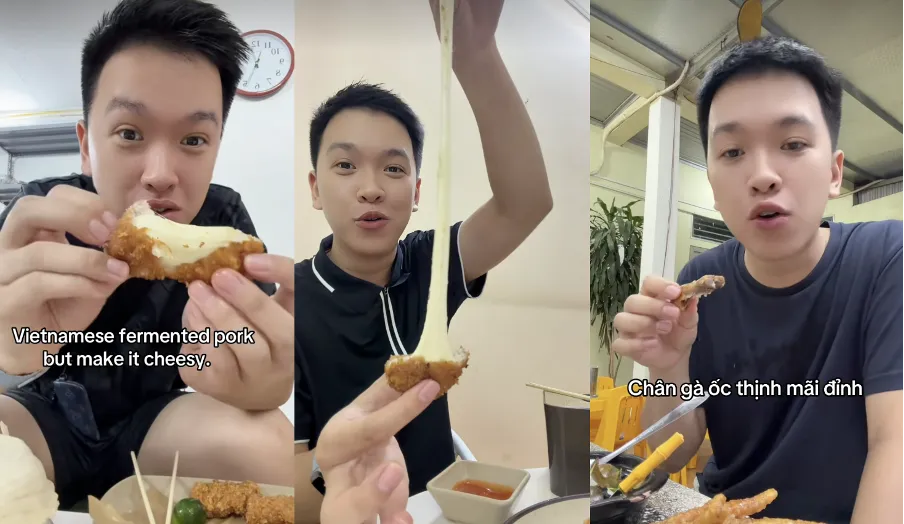 Kh&ocirc;ng chỉ l&agrave; 'reviewer', đ&acirc;y l&agrave; c&aacute;ch ch&agrave;ng trai 2k4 x&acirc;y dựng sự nghiệp từ những video ẩm thực.