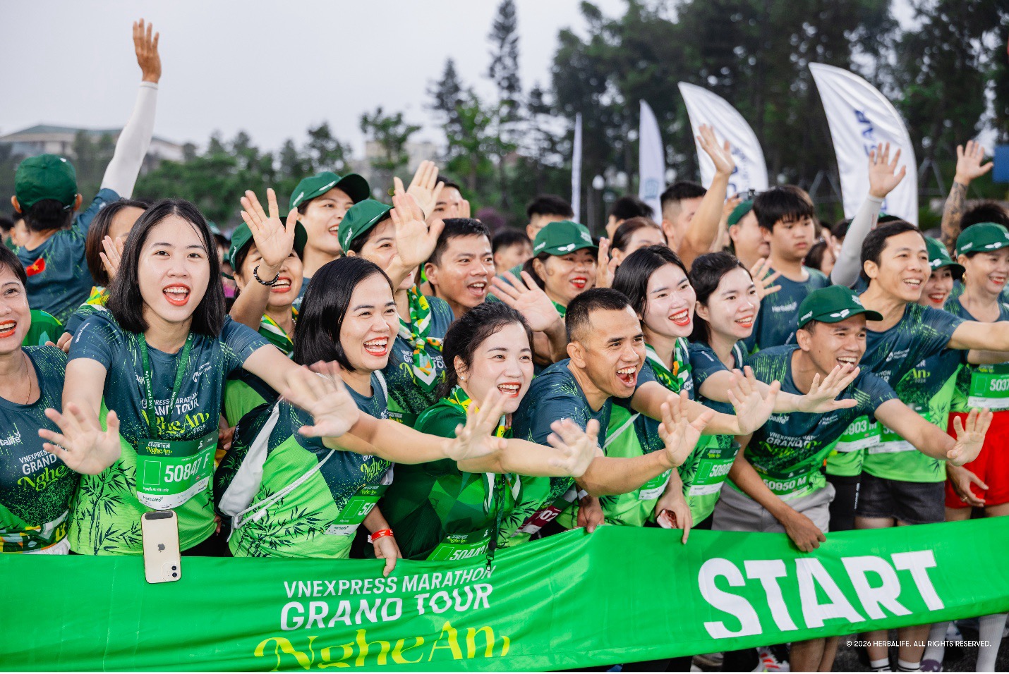 Herbalife Việt Nam tiếp tục phối hợp với VnExpress để khuyến kh&iacute;ch lối sống l&agrave;nh mạnh với tư c&aacute;ch l&agrave; Nh&agrave; t&agrave;i trợ Kim cương cho giải VnExpress Marathon Grand Tour Nghệ An 2026