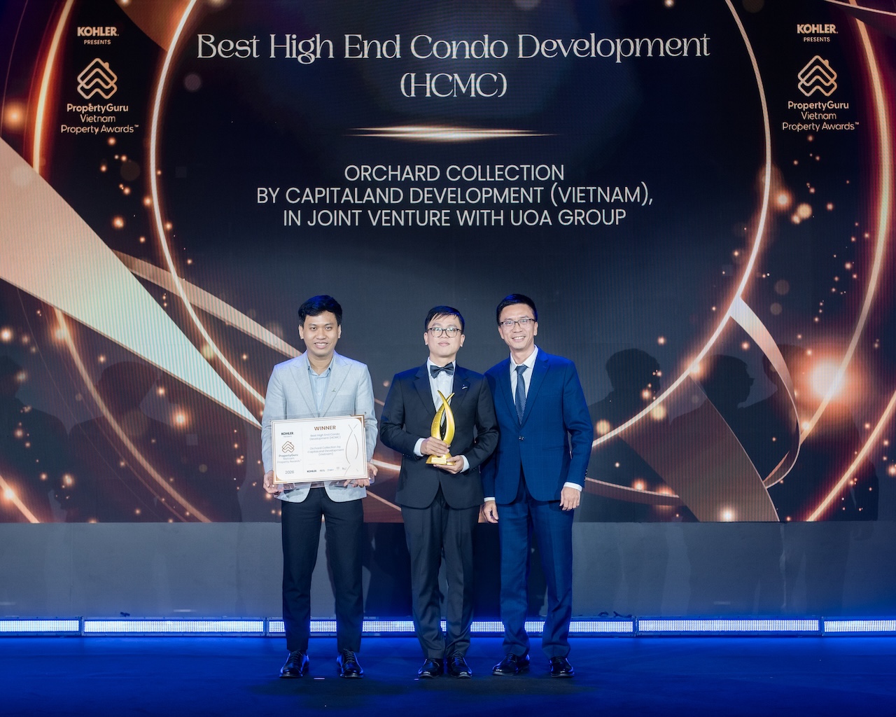 CapitaLand Development được tôn vinh doanh nghiệp phát triển bền vững, đóng góp xã hội và thiết kế xuất sắc tại Giải thưởng Bất động sản Việt Nam PropertyGuru 2026