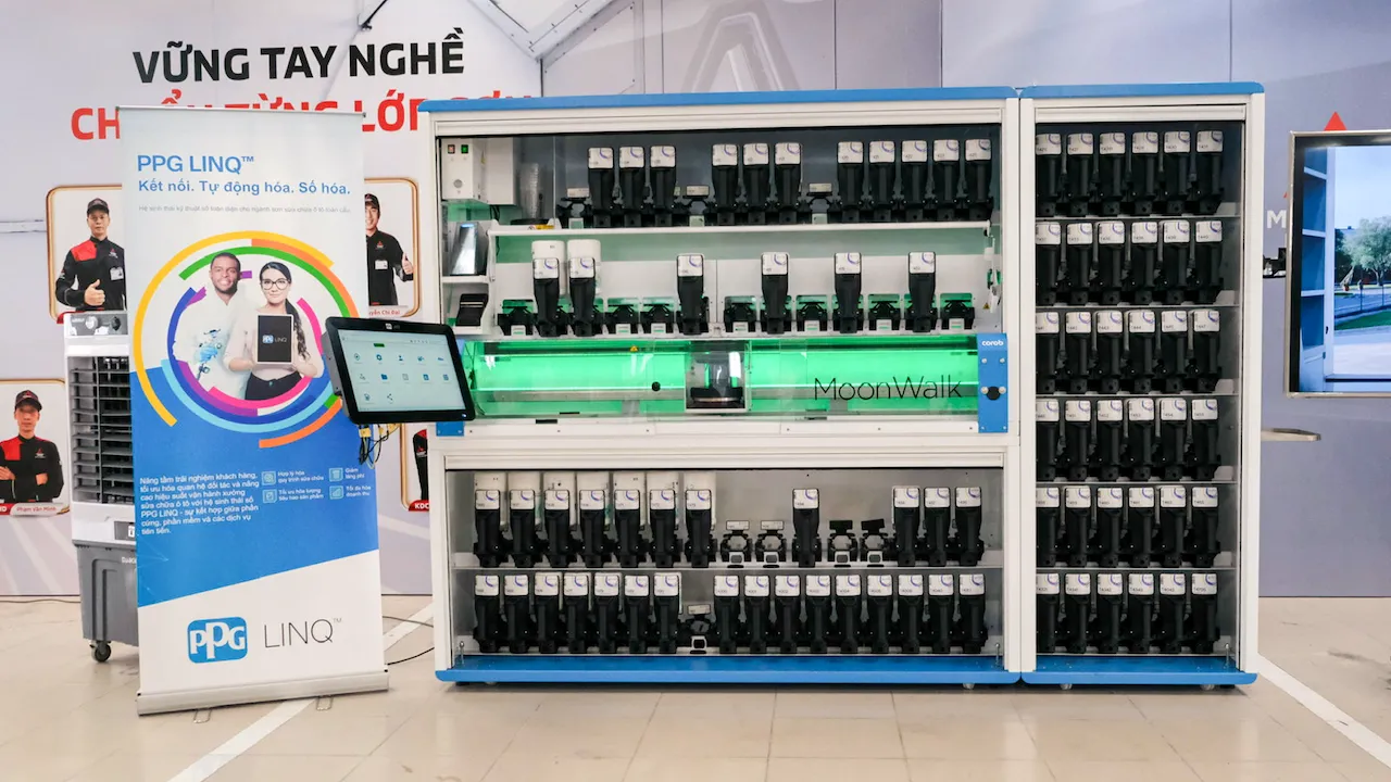 PPG đồng h&agrave;nh c&ugrave;ng Mitsubishi n&acirc;ng tầm dịch vụ sơn xe