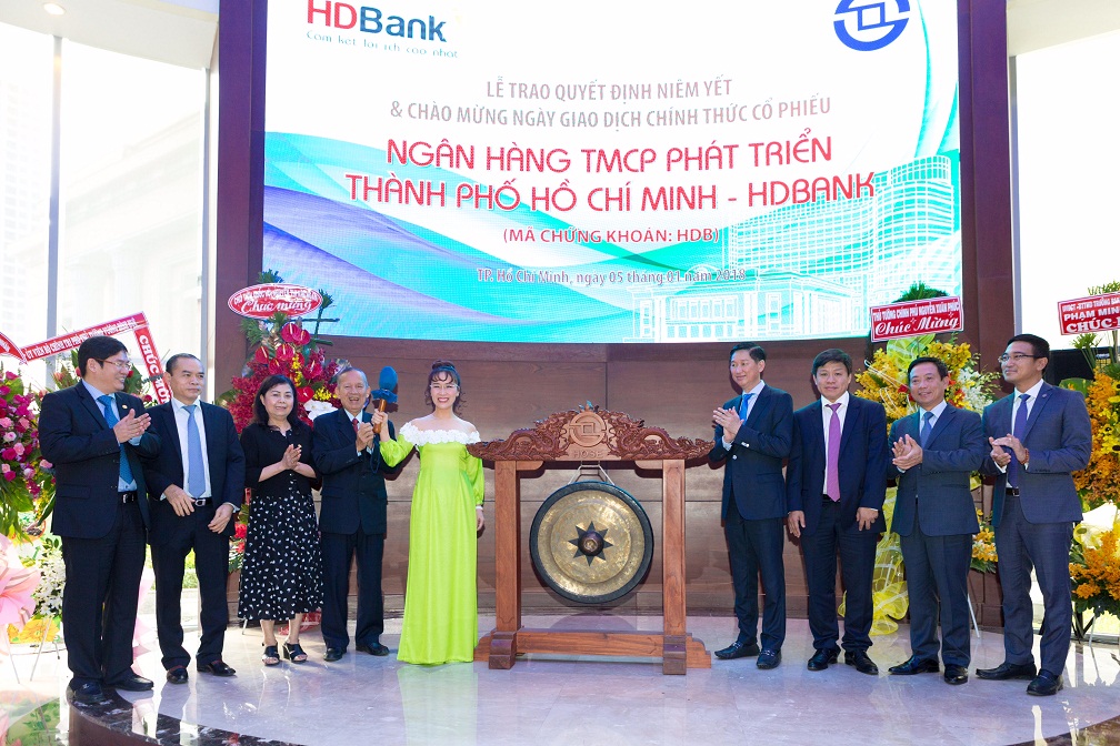 Cổ phiếu HDBank chính thức chào sàn Hose
