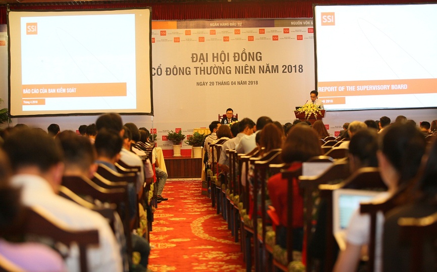 Công ty cổ phần chứng khoán Sài Gòn (SSI) tổ chức đại hội cổ đông thường niên 2018