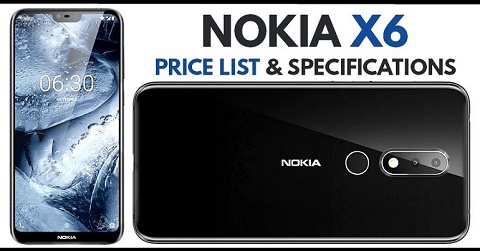 Nokia X6 trình làng với màn hình 19:9 và notch, máy ảnh kép.