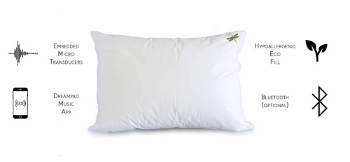 Gối thông minh Dreampad giúp chống chứng mất ngủ