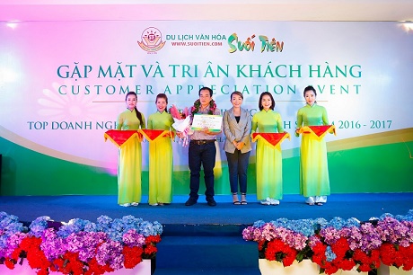 Du Lịch Văn Hóa Suối Tiên: Tri ân khách hàng và trao thưởng doanh nghiệp lữ hành dẫn đầu doanh số 2018
