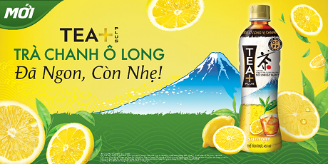 Thương hiệu trà Ô Long bán chạy số 1 Nhật Bản – Suntory ra mắt trà chanh Ô Long Tea+ tại Việt Nam