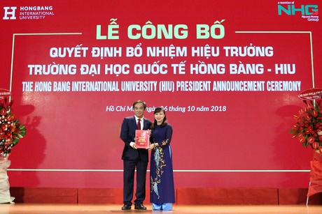 PGS-TS Hồ Thanh Phong làm hiệu trưởng Trường ĐH Quốc tế Hồng Bàng