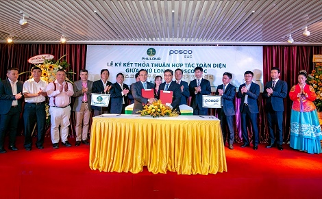 Công ty Phú Long ký kết hợp tác toàn diện với Posco E&C