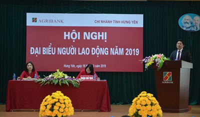 Agribank Hưng Yên tổ chức Hội nghị đại biểu người lao động năm 2019