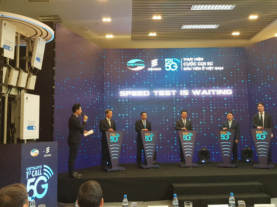 Viettel thực hiện cuộc gọi 5G đầu tiên tại Việt Nam, sử dụng công nghệ Ericsson