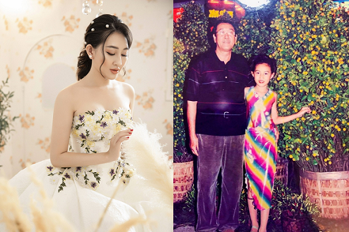 Hoa hậu Huỳnh Thúy Anh khoe ảnh tuổi thơ với nhan sắc xinh đẹp từ tấm bé