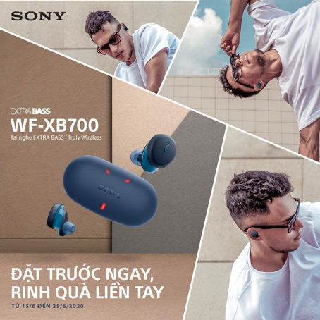 Sony ra mắt tai nghe Truly Wireless WF-XB700 – Chuẩn chất âm chuyên gia, chi tiết tạo nên sự khác biệt, quà tặng đặc biệt khi đặt trước