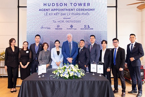 City Garden Thủ Thiêm ký kết hợp tác với 4 nhà phân phối lớn cho Hudson Tower thuộc dự án The River