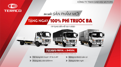 ĐÁNH GIÁ XE TẢI TERA 190SL VÀ TERA 345SL - THÙNG HÀNG 6.2M SIÊU DÀI, SIÊU HIỆU QUẢ