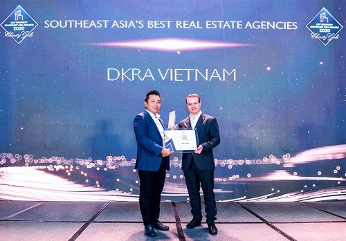 DKRA Vietnam được vinh danh là “Đơn vị phân phối Bất động sản tốt nhất Đông Nam Á” hai năm liên tiếp