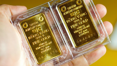 Giá vàng SJC giảm nhẹ, vàng thế giới tăng trở lại trong phiên giao dịch đầu tuần
