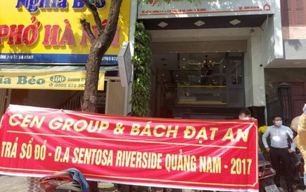 Khách hàng vây trụ sở CEN Homes ở Đà Nẵng, đòi CEN Group trả sổ đỏ