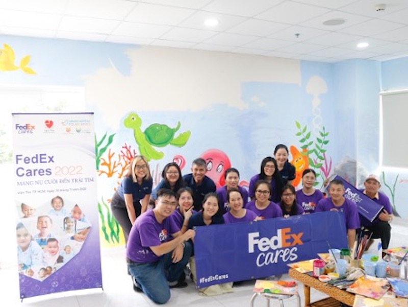 FedEx Trao Niềm vui tới các bệnh nhi tại Việt Nam