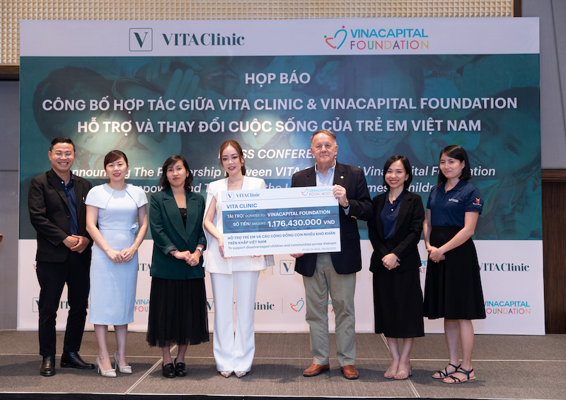 VITA Clinic tài trợ hơn 1 tỷ đồng cho 4 chương trình vì trẻ em của VinaCapital Foundation