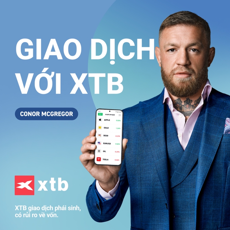 Conor McGregor trở thành đại sứ thương hiệu toàn cầu  mới nhất của XTB