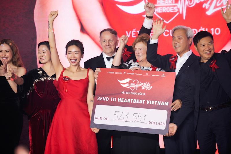 Sự kiện Vết sẹo Cuộc đời và Ngô Thanh Vân gây quỹ 541.551 USD hỗ trợ 451 em nhỏ mắc bệnh tim bẩm sinh