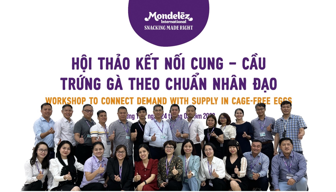 Mondelez Kinh Đô tổ chức hội thảo kết nối các nhà cung cấp trứng