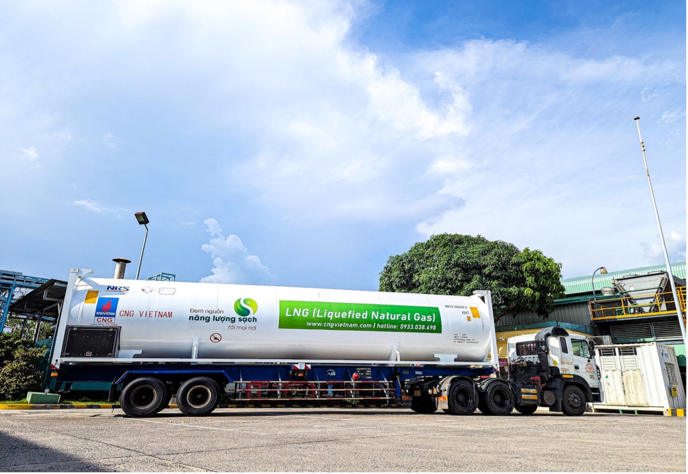 CNG Việt Nam sẵn sàng chạy thử Trạm nạp LNG cho xe bồn tại Long An