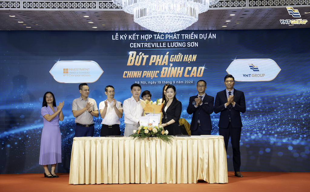 LỄ KÝ KẾT HỢP TÁC PHÁT TRIỂN KINH DOANH DỰ ÁN CENTREVILLE LƯƠNG SƠN 