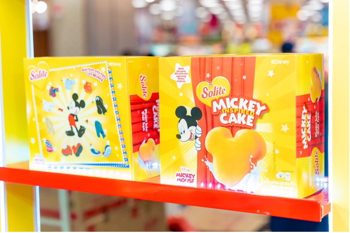  Solite ra mắt bộ sưu tập bánh bông lan phiên bản Mickey cho mẹ và bé