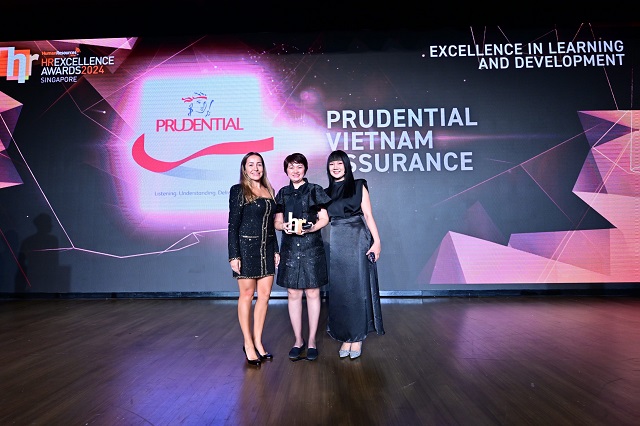 Prudential được nhận giải thưởng HR Excellence Awards 2024 Singapore 