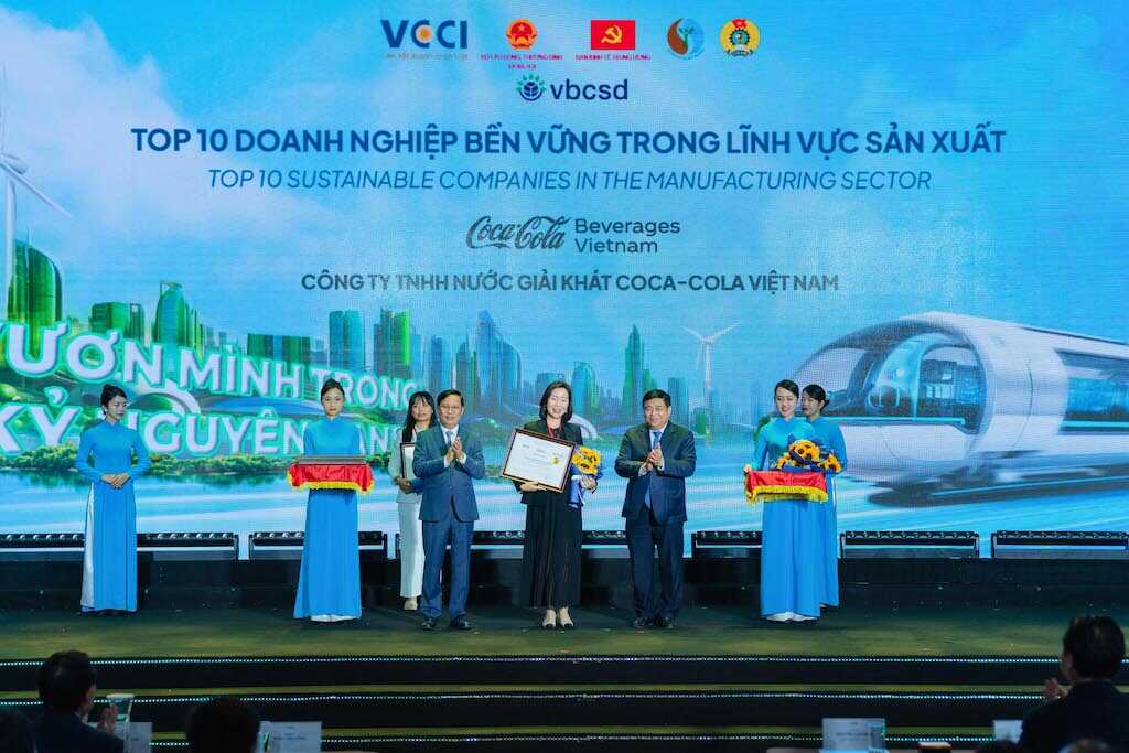 Công ty Coca-Cola Việt Nam ghi dấu ấn tại 3 giải thưởng danh giá