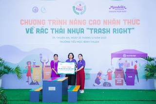 Mondelez Kinh Đô ra mắt sáng kiến “Trash Right” lần đầu tiên tại Việt Nam