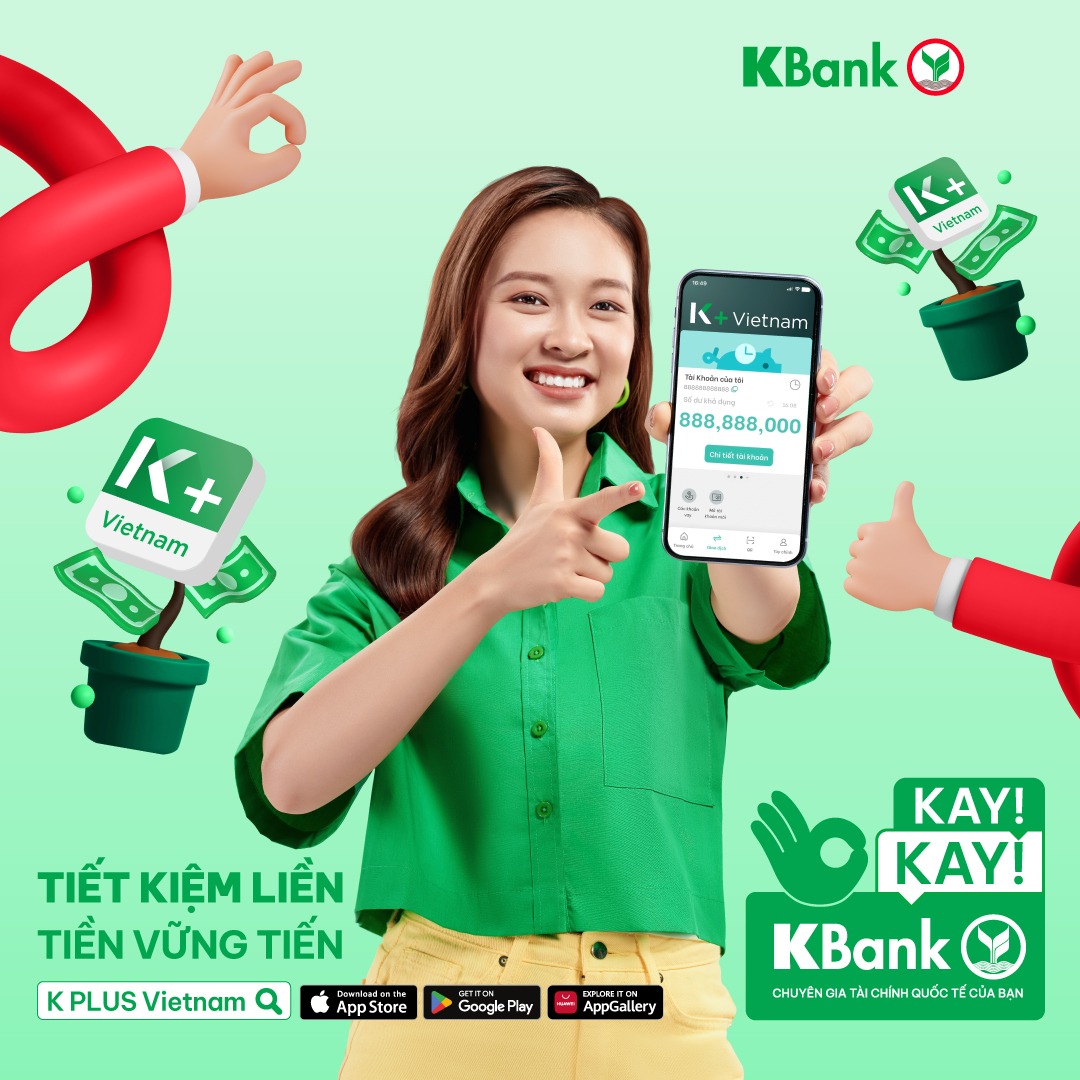 KBank ghi dấu thị trường Việt nhờ dịch vụ gửi tiết kiệm online an toàn và bảo mật