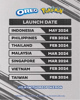 Đón chờ điều bất ngờ ngọt ngào từ Pokémon và OREO trong năm 2024