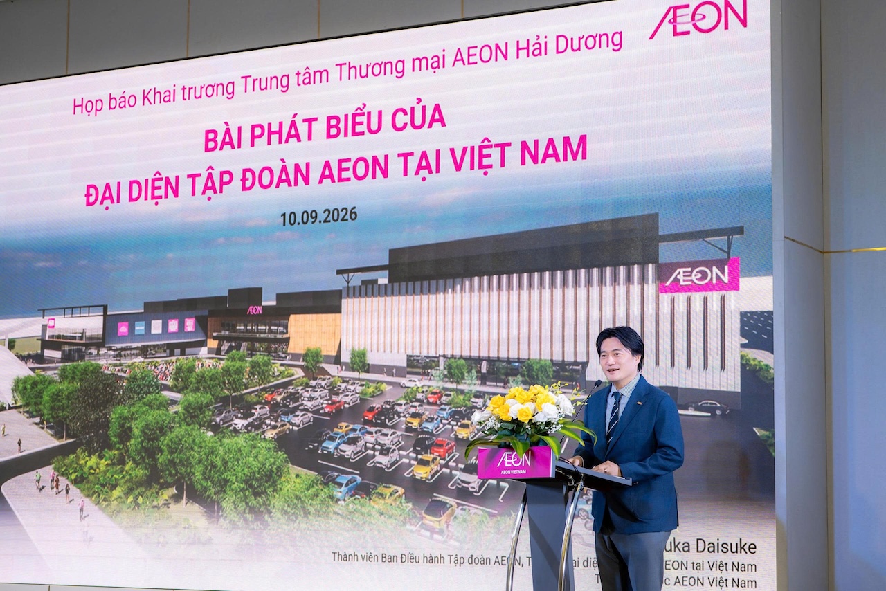 AEON Hải Dương: Điểm đến mua sắm chuẩn Nhật Bản gắn liền với không gian xanh bền vững