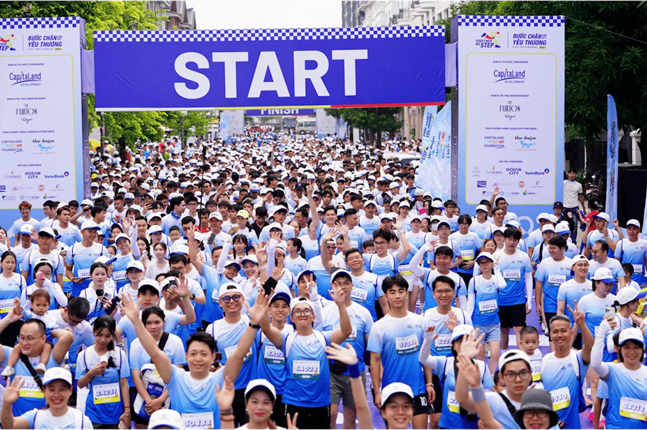 Hơn 8.500 người sánh bước cùng CapitaLand hỗ trợ trẻ em và thanh thiếu niên yếu thế tại Việt Nam